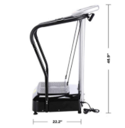 Picture of Bodi Fitness BD-9047B Commercial Whole Body Vibration Platform – Heavy Duty Steel Crazy Fit Machine