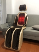 Picture of Welltek C19 Full Body Air Pressure Massage Cushion – Height-Adjustable Neck & Back Massager for Home, Office, and Car