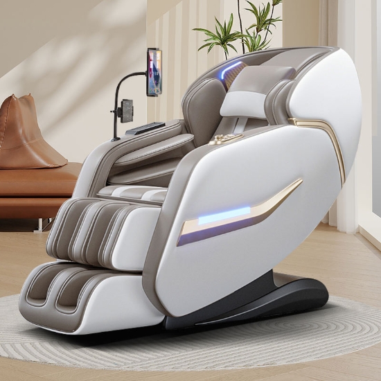 Picture of Luxury 3D Dual Core SL-Track Voice Control Full Body Massage Chair with Zero Gravity & Heating