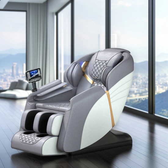 Picture of AI Voice 3D Zero Gravity Space Capsule Full Body Massage Chair with Bluetooth